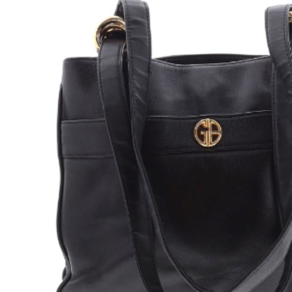 Gianni Bernini | Black Leather Handbag - Picture 7 of 9